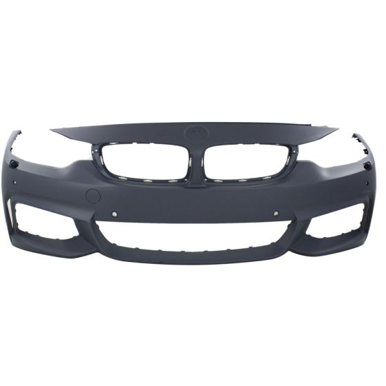 BMW BMW 4 (2DOORS/CONV) FRONT B COVER PRIMED (W/M SPORT) W/ WASHER W/ PK SENSOR W/PK ASSIST W/CAMERA **CAPA** OEM#51118061935 2014-2020 PL#BM1000345C