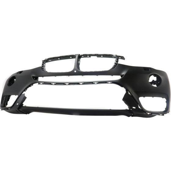 BMW BMW X3 FRONT BUMPER COVER PRM(WO/FOG)(W/SENSOR)(W/CAMERA)(WO/M PKG) OEM#51117389900 2015-2017 PL#BM1000348