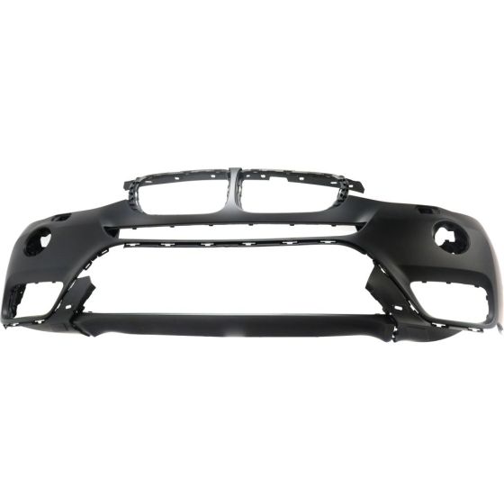 BMW BMW X3 FRONT BUMPER COVER PRM(WO/FOG)(W/SENSOR)(WO/CAMERA)(WO/M PKG) OEM#51117389898 2015-2017 PL#BM1000349