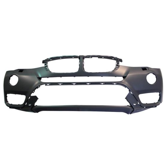 BMW BMW X3  FRONT BUMPER COVER PRM(W/LED FOG)(WO/SENSOR)(WO/CAMERA)(WO/M PKG) OEM#51117389897 2015-2017 PL#BM1000351