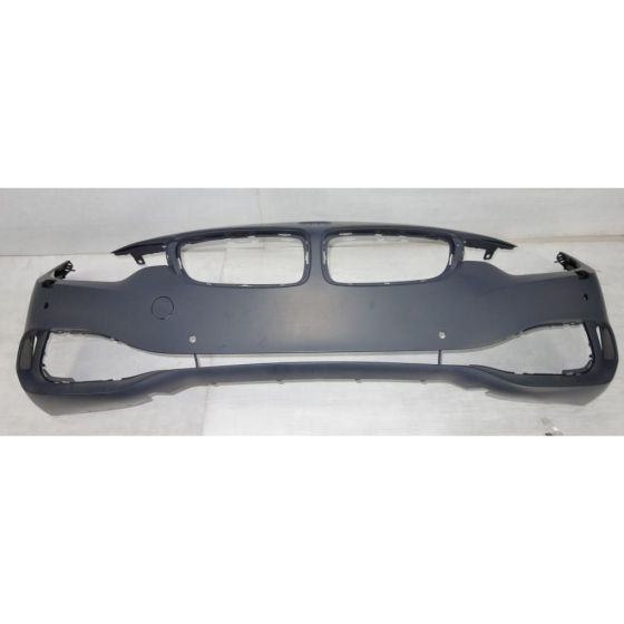 BMW BMW 4 (2DOORS/CONV)  FRONT BUMPER COVER PRIMED (WO/M SPORT) WO/WASHER W/ PK SENSOR W/PK ASSIST (WO/CAMERA) OEM#51117363282 2014-2017 PL#BM1000387