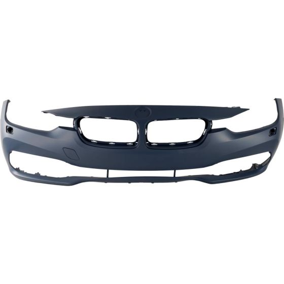 BMW BMW 3 (WAGON)  FRONT BUMPER COVER PRIMED W/WASH WO/M SPORT (STANDARD/MODERN)**CAPA** OEM#51117445106 2016-2019 PL#BM1000426C