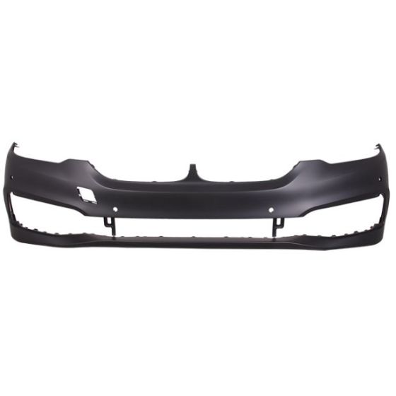 BMW BMW 5 SERIES HYBRID  FRONT BUMPER COVER PRIMED (WO/WASJER)(W/SENSOR)(WO/PK ASSIST)(530/540)(WO/M PKG)**CAPA** OEM#51117427444 2018-2020 PL#BM1000468C