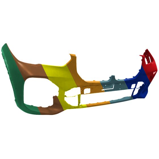 BMW BMW X5 (40i/45e/50i/M50i) FRONT BUMPER COVER PRIMED (W/PARKING ASSIST)(40/45/50 W/M SPORT)(M50) OEM#51118746238 2020-2023 PL#BM1000548