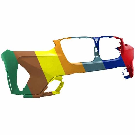 BMW BMW X3 FRONT BUMPER COVER PRIMED (W/PARKING ASSIST)(330I WO/M SPORT) **CAPA** OEM#51115A45DC8 2022-2024 PL#BM1014105C