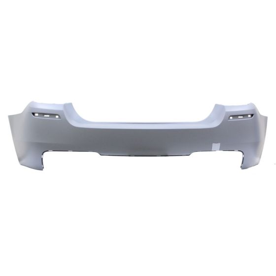 BMW BMW 5 SERIES (SEDAN) REAR BUMPER COVER PRIMED (WO/SENSOR)(W/M PKG)**CAPA** OEM#51128048593 2011-2016 PL#BM1100234C