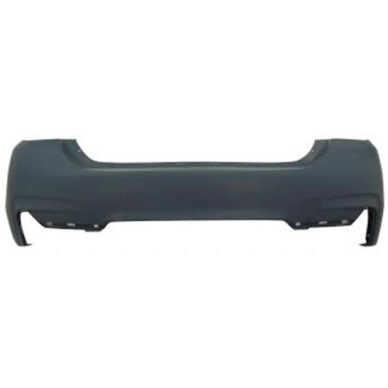 BMW BMW 4 (4DOORS) REAR BUMPER COVER PRIMED (WO/SENSOR)(WO/PK ASSIST)(W/ M SPORT) OEM#51128062242 2015-2020 PL#BM1100325
