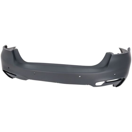 BMW BMW 5 SERIES HYBRID  REAR BUMPER COVER PRIMED (WO/M PKG)(W/LUXURY PKG)(W/SENSOR)(W/PARK SYS) OEM#51128073725 2018-2020 PL#BM1100370