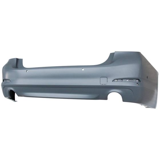 BMW BMW 5 SERIES HYBRID  REAR BUMPER COVER PRIMED (WO/M PKG)(WO/LUXURY PKG)(W/SENSOR)(W/PARK SYS) OEM#51127475595 2018-2020 PL#BM1100374