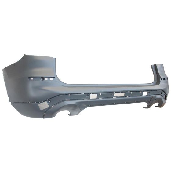 BMW BMW X3 REAR BUMPER COVER PRIMED (WO/PK ASSIST)(W/TRAILER HITCH)(30i WO/M SPORT) **CAPA** OEM#51127488228 2018-2021 PL#BM1100428C