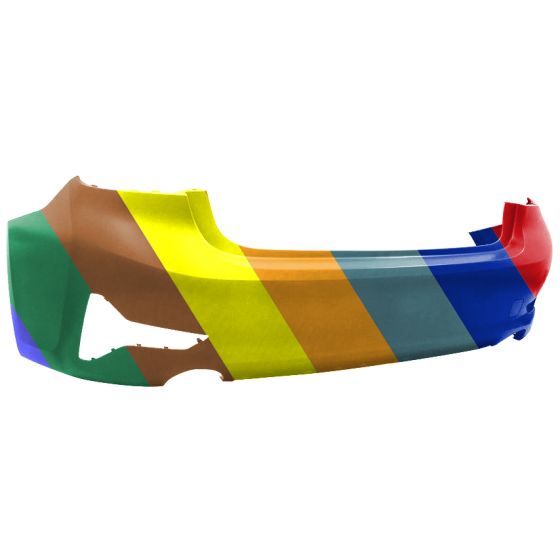 BMW BMW 3 SEDAN (330i/330e/M340i) REAR BUMPER COVER PRIMED (WO/PK SENSOR)(330i SPORT LINE) **CAPA** OEM#51128493936 2019-2022 PL#BM1100437C