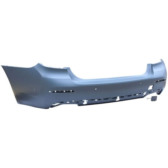 BMW BMW 5 SERIES HYBRID REAR BUMPER COVER PRIMED (WO/M SPORT)(W/PARK ASSIST SYSTEM) OEM#51129852175 2021-2023 PL#BM1100456
