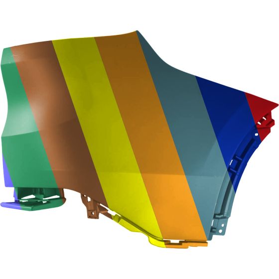 BMW BMW X5 (40i/45e/50i/M50i) REAR BUMPER SIDE COVER PRIMED RIGHT (Passenger Side) (WO/M SPORT)(EXC M50i) OEM#51125A0BD56 2019-2023 PL#BM1117105