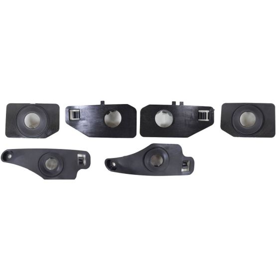 BMW BMW X5 (40i/45e/50i/M50i) REAR BUMPER COVER SENSOR BRACKET KIT (6PC)(WO/M SPORT)(EXC M50i) OEM#51128738983 2019-2023 PL#BM1174101