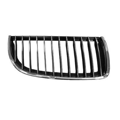 BMW BMW 3 (WAGON) GRILLE RIGHT (Passenger Side) CHROME FRAME & CHR/BLK INNER OEM#51137120010 2006-2008 PL#BM1200165