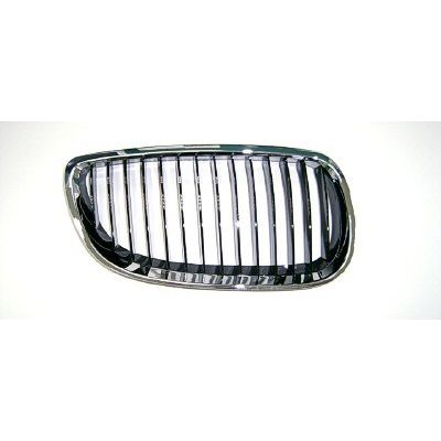BMW BMW 3 (CONVERTIBLE) GRILLE RIGHT (Passenger Side) CHROME FRAME & BLACK INNER OEM#51137157276 2007-2010 PL#BM1200187