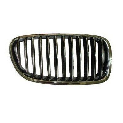 BMW BMW 5 SERIES (SEDAN) GRILLE RIGHT (Passenger Side) (CHR/BLACK)(528i/535i)(WO/NIGHT VISION) OEM#51137203650 2011-2013 PL#BM1200195