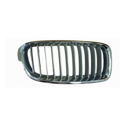 BMW BMW 3 (WAGON)  GRILLE RIGHT (Passenger Side) CHROME FRAME /CHROME/SILVER INNER(11 BAR)(MODERN) OEM#51137263480 2014-2019 PL#BM1200239