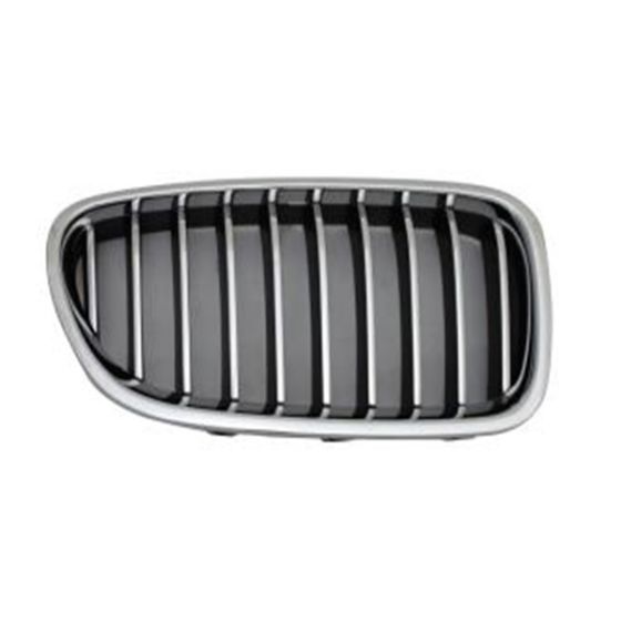 BMW BMW 5 SERIES HYBRID GRILLE RIGHT (Passenger Side) CHR/CHR-SILVER (WO/NIGH VISION)(M SPORT) OEM#51137412326 2014-2016 PL#BM1200247