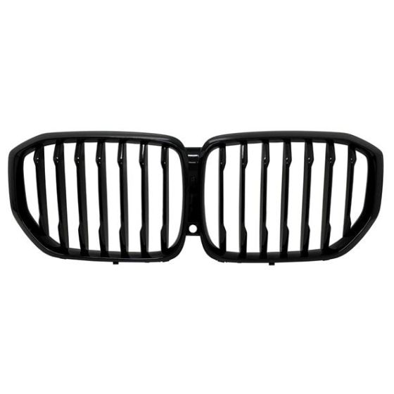 BMW BMW X5 (40i/45e/50i/M50i) GRILLE ASSY BLACK (WO/NIGHT VISION)(40i/45e/50i)(W/SHADOW) OEM#51138096591 2019-2023 PL#BM1200319