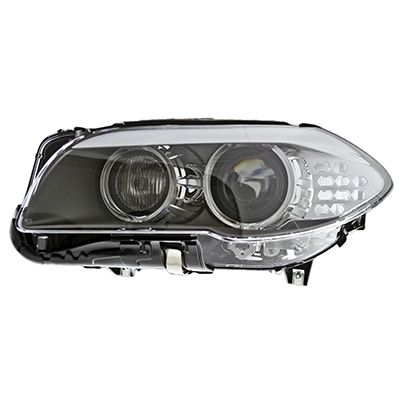 BMW BMW 5 SERIES (SEDAN)  HEAD LAMP UNIT LEFT (Driver Side) HID (W/AUTO ADJUST)(LENS/HOUSING) OEM#63117271903 2011-2013 PL#BM2502173
