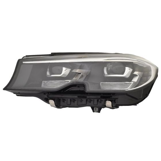 BMW BMW 3 SEDAN (330i/330e/M340i) HEAD LAMP UNIT LEFT (Driver Side) (LED)(WO/ADAPTIVE HL) OEM#63118496153 2019-2022 PL#BM2502196