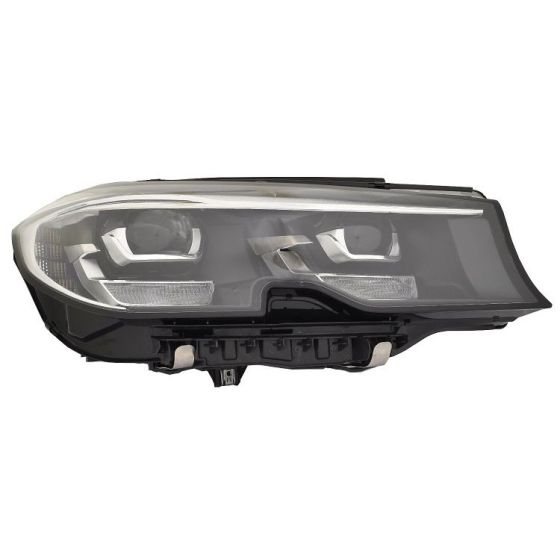BMW BMW 3 SEDAN (330i/330e/M340i) HEAD LAMP UNIT RIGHT (Passenger Side) (LED)(WO/ADAPTIVE HL) OEM#63118496154 2019-2022 PL#BM2503196