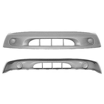 DODGE TRUCKS & VANS DAKOTA/PU FRONT BUMPER COVER LOWER PRIMED (WO/FOG) OEM#4897588AB 1997-2000 PL#CH1000289