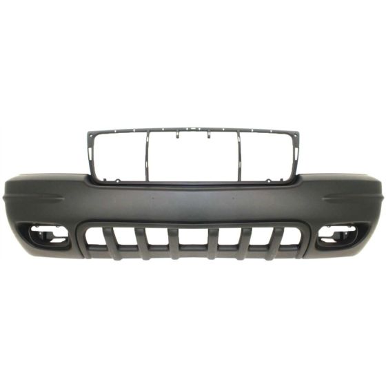 JEEP GRAND CHEROKEE FRONT BUMPER COVER PRIMED (W/FOG) OEM#5083100AA 2001-2003 PL#CH1000311