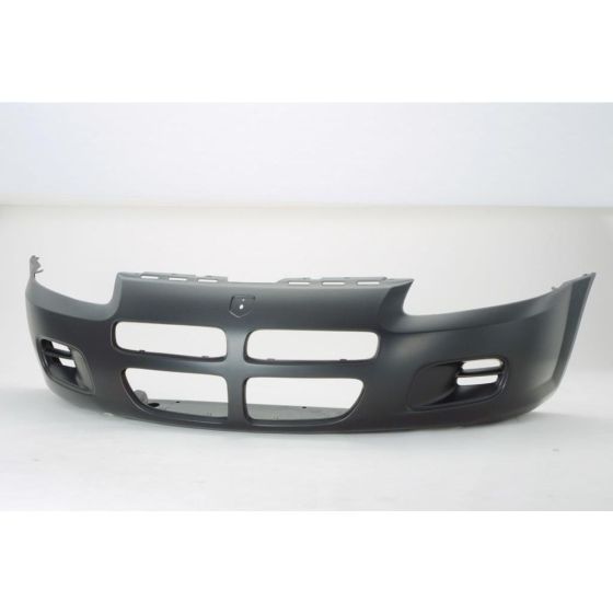 DODGE STRATUS/SEDAN FRONT BUMPER COVER PRIMED (W/O FOG)**CAPA** OEM#4805251AB 2001-2003 PL#CH1000324C