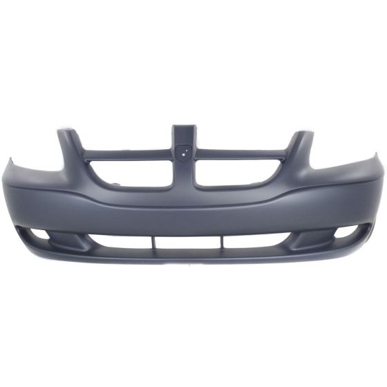 DODGE TRUCKS & VANS CARAVAN FRONT BUMPER COVER PRIMED (W/O FOG) OEM#5018608AA 2001-2004 PL#CH1000326