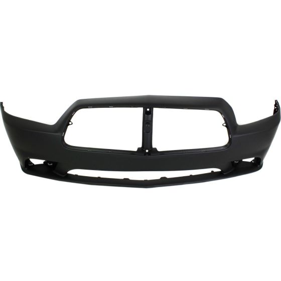 DODGE CHARGER FRONT BUMPER COVER PRIMED (WO/ADAPTIVE CRUISE)(EXC SRT-8)**CAPA** OEM#68092596AA 2011-2014 PL#CH1000992C
