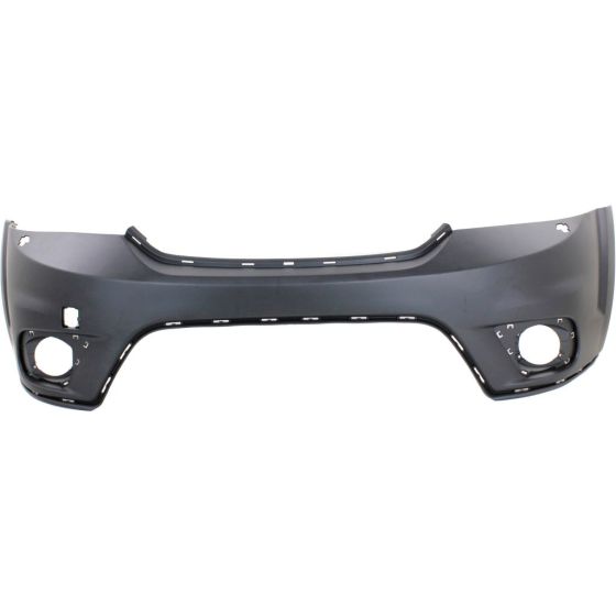 DODGE JOURNEY FRONT BUMPER UPPER COVER PRIMED (2 PC)(W/ WASHER)**CAPA** OEM#1TX82TZZAC (P) 2012-2019 PL#CH1000998C