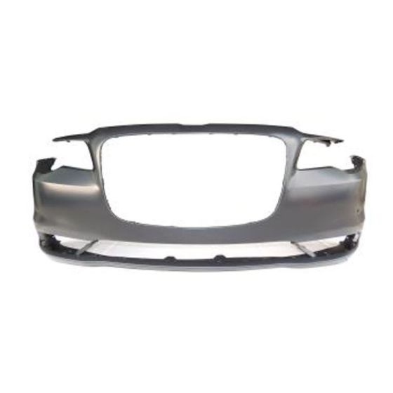 CHRYSLER 300 FRONT BUMPER COVER PRIMED (W/ SENSOR)(EXC W/BMP LED DRL) **CAPA** OEM#5PN42TZZAE 2015-2023 PL#CH1000A22C