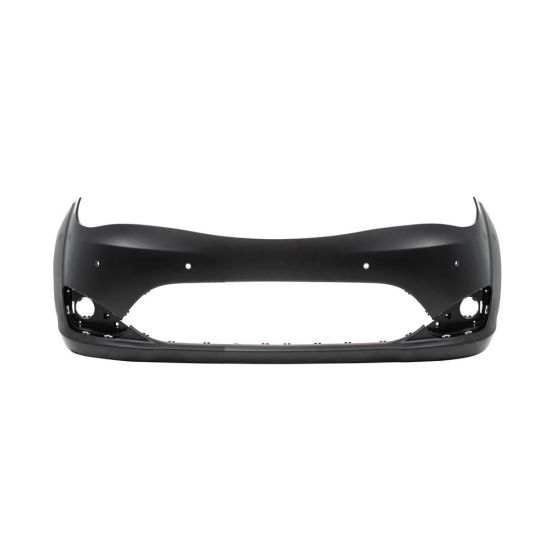 CHRYSLER PACIFICA FRONT BUMPER COVER PRIMED (W/FOG LAMP)(W/PARALLEL PARK ASSIST)(EXC L/LX) OEM#68602224AA 2017-2020 PL#CH1000A28