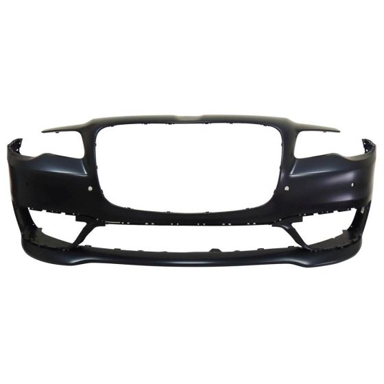 CHRYSLER 300  FRONT BUMPER COVER PRIMED (W/ SENSOR)(1PC BMP APPLICUE)(W/APPEARANCE PKG) OEM#5PP57TZZAD 2017-2023 PL#CH1000A35