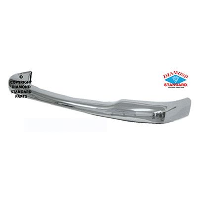 DODGE TRUCKS & VANS DURANGO FRONT BUMPER FACE BAR CHROME (2PCS BMP)(Upper)(W/ Inner & Outer BRKT) OEM#55255844AB 1998-2000 PL#CH1002252