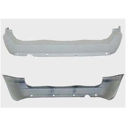 DODGE TRUCKS & VANS CARAVAN REAR B COVER PRM(W/LWR LID)(119"WB)(Exhaust on LEFT (Driver Side))(W/CHR MLDG)(WO/SENSR) OEM#5139124AA 2005-2007 PL#CH1100314