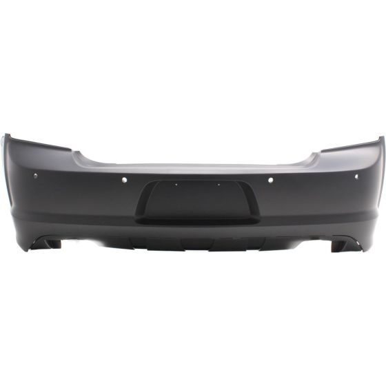 DODGE CHARGER REAR BUMPER COVER PRIMED (W/ SENSOR)(SRT-8) OEM#68071979AC 2012-2014 PL#CH1100978