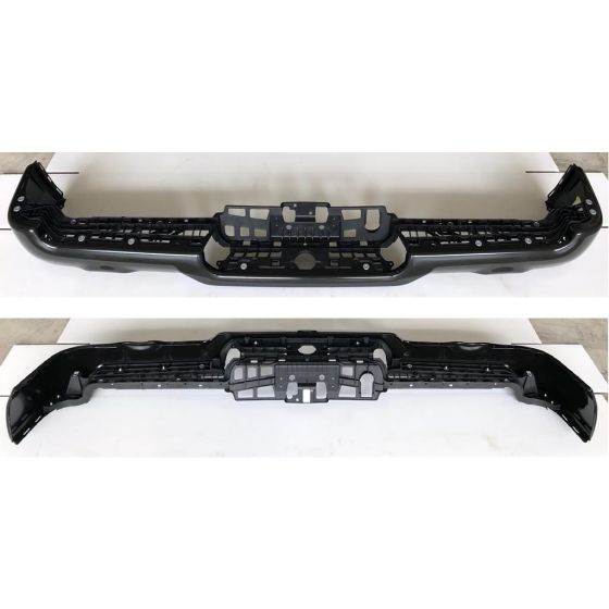 DODGE TRUCKS & VANS DODGE/PU  (R1500) REAR STEP BMP FACE BAR BLACK/PTM (DUAL EXHAUST) OEM#68404438AB 2019-2022 PL#CH1102383