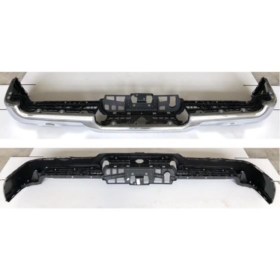 DODGE TRUCKS & VANS DODGE/PU  (R1500) REAR STEP BMP FACE BAR CHROME (DUAL EXHAUST) OEM#68404443AB 2019-2022 PL#CH1102385