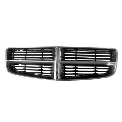 DODGE CHARGER  GRILLE CHROME FRAME/ BLACK BAR INSERT OEM#4806180AD 2006-2010 PL#CH1200296