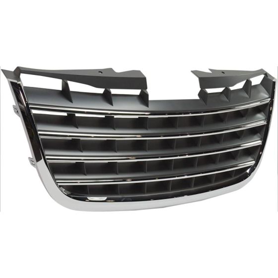 CHRYSLER TOWN & COUNTRY GRILLE CHROME/DK-GRAY (CHROME CENTER) **CAPA** OEM#5113228AA 2008-2010 PL#CH1200309C
