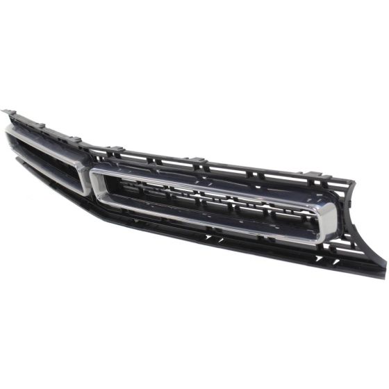 DODGE CHALLENGER GRILLE BLACK W/CHR MOLDING (R/T;R/T PLUS;SXT;SXT PLUS) OEM#68259754AD 2015-2023 PL#CH1200389