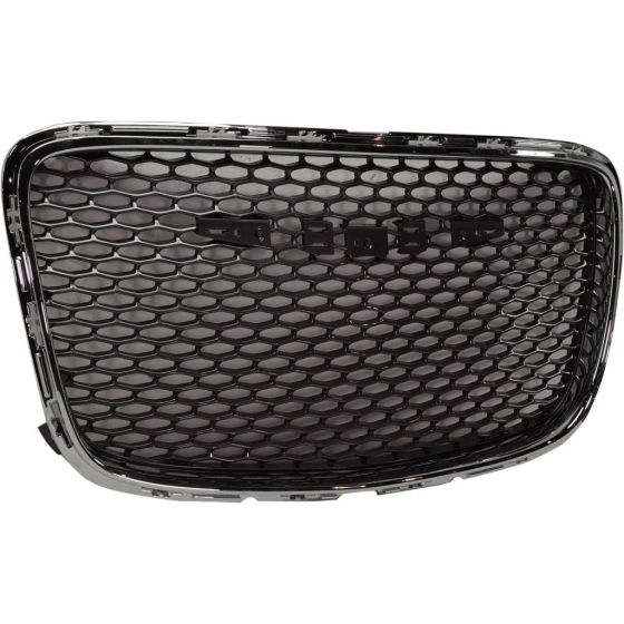 CHRYSLER 300 GRILLE CHR/DK-GRAY (LTD/C) OEM#5SW16LAUAE 2015-2023 PL#CH1200394