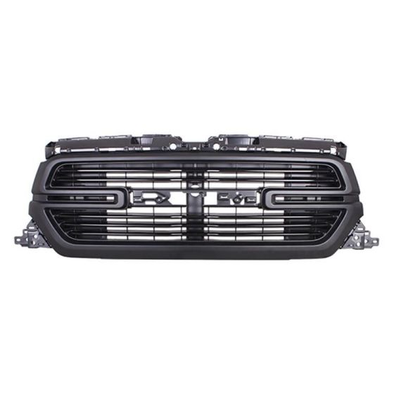 DODGE TRUCKS & VANS DODGE/PU (R1500) GRILLE BLACK BAR W/PTM SURROUND (W/CAMERA)(LARAMIE W/SPORT PKG) OEM#68404966AE 2019-2022 PL#CH1200417