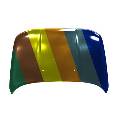 JEEPVEHICLE RENEGADE HOOD (ALUM) OEM#68259730AA 2015-2018 PL#CH1230306