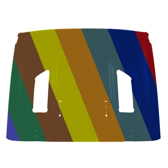 JEEPVEHICLE GLADIATOR HOOD (ALUM)(RUBICON) OEM#68281973AE 2020-2024 PL#CH1230328