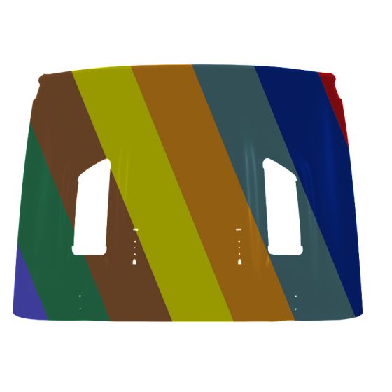 JEEPVEHICLE GLADIATOR HOOD (STEEL)(RUBICON) OEM#68281973AE-PFM 2020-2024 PL#CH1230329