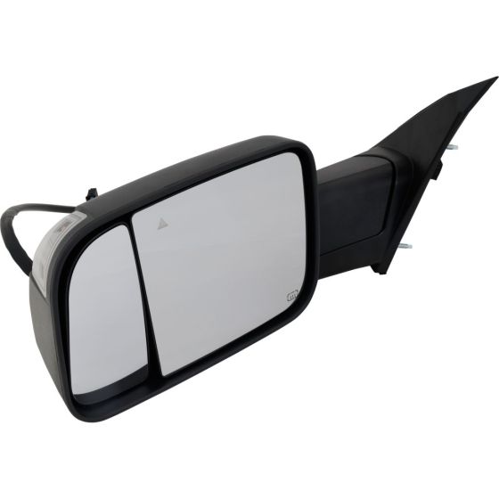 DODGE TRUCKS & VANS DODGE/PU  (R1500) DOOR MIRROR LEFT (Driver Side) PWR/SIGNAL/PUDDLE W/TEMP SENSOR(W/BSD)(TEX)(W/TOW PKG) OEM#68493431AA 2019-2022 PL#CH1320461